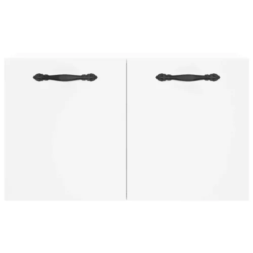  fehér szerelt fa faliszekrény 60 x 36,5 x 35 cm