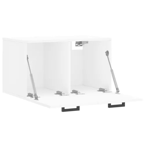  fehér szerelt fa faliszekrény 60 x 36,5 x 35 cm