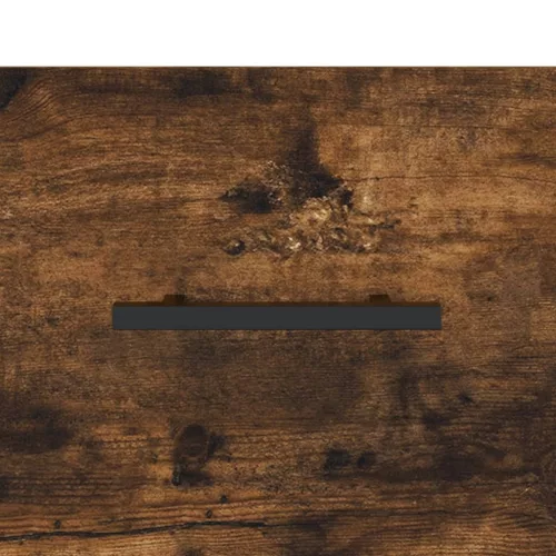  füstös tölgy színű szerelt fa faliszekrény 80 x 36,5 x 35 cm