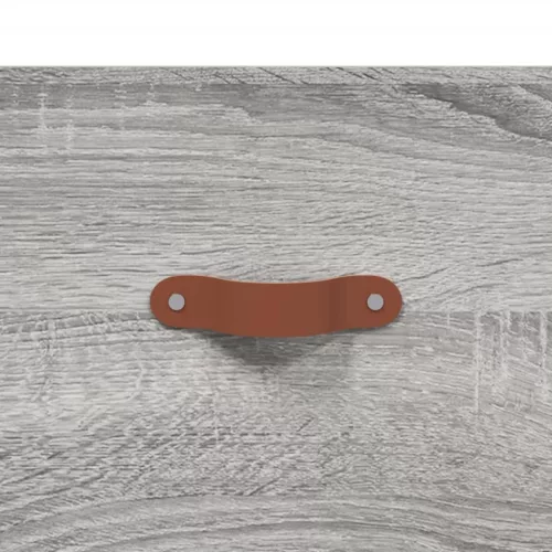  szürke sonoma színű szerelt fa faliszekrény 100 x 36,5 x 35 cm