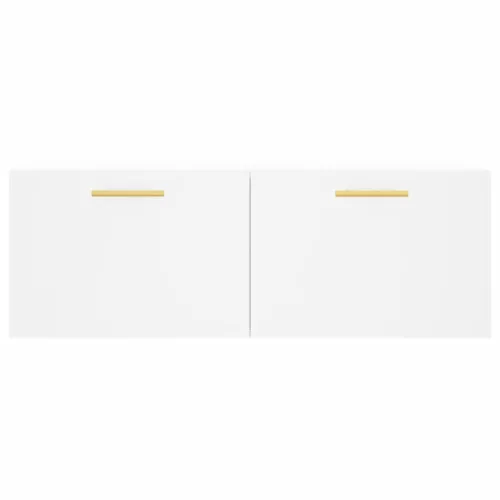  fehér szerelt fa faliszekrény 100 x 36,5 x 35 cm