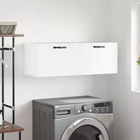  fehér szerelt fa faliszekrény 100 x 36,5 x 35 cm