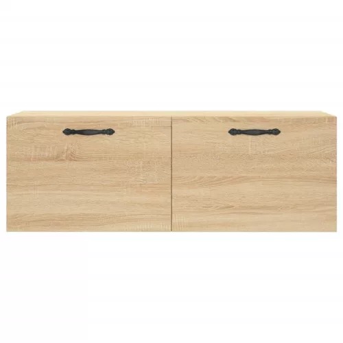  sonoma tölgy színű szerelt fa faliszekrény 100 x 36,5 x 35 cm