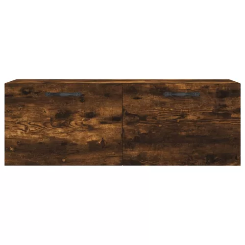  füstös tölgy színű szerelt fa faliszekrény 100 x 36,5 x 35 cm