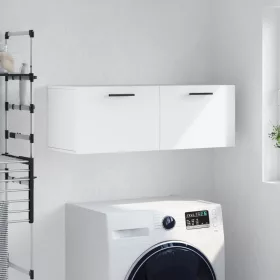  fehér szerelt fa faliszekrény 100 x 36,5 x 35 cm