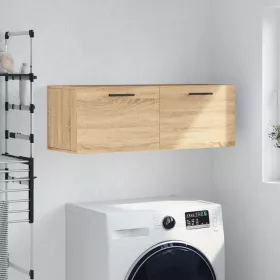    sonoma tölgy színű szerelt fa faliszekrény 100 x 36,5 x 35 cm