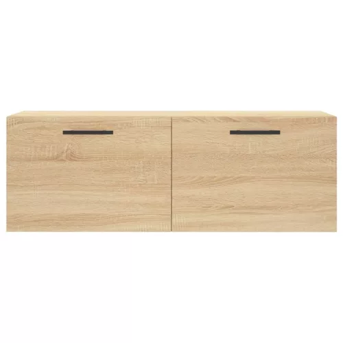  sonoma tölgy színű szerelt fa faliszekrény 100 x 36,5 x 35 cm