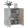  betonszürke szerelt fa tálalószekrény 69,5 x 34 x 90 cm