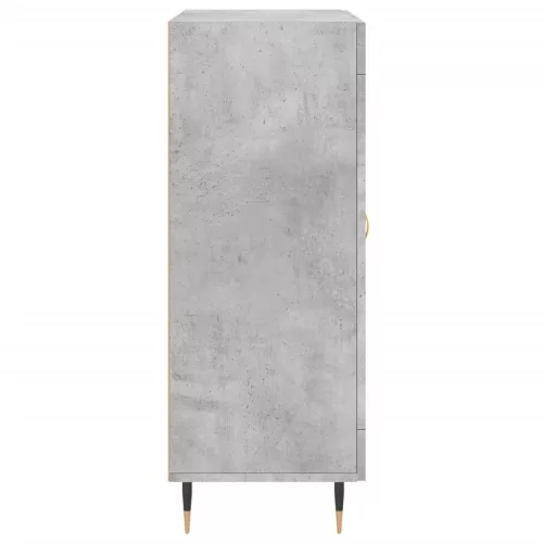  betonszürke szerelt fa tálalószekrény 69,5 x 34 x 90 cm