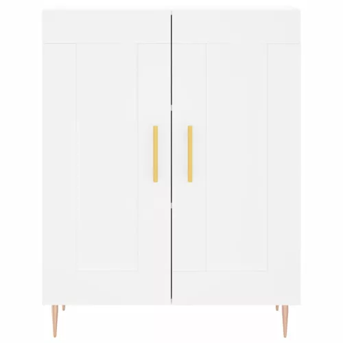  fehér szerelt fa tálalószekrény 69,5 x 34 x 90 cm