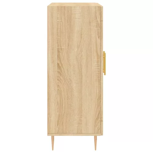  sonoma tölgy színű szerelt fa tálalószekrény 69,5 x 34 x 90 cm