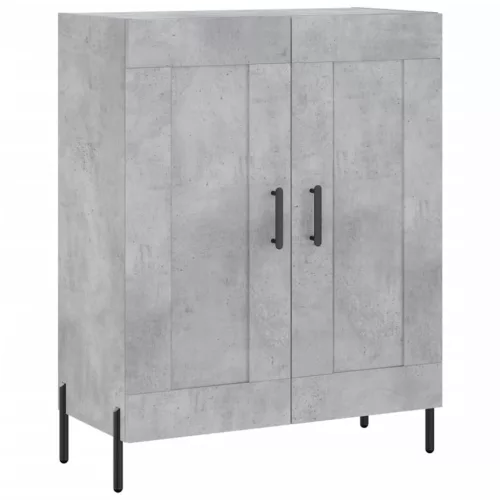 betonszürke szerelt fa tálalószekrény 69,5 x 34 x 90 cm