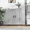  betonszürke szerelt fa tálalószekrény 69,5 x 34 x 90 cm