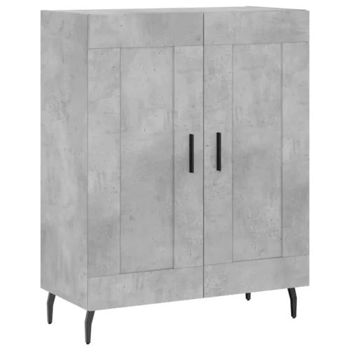  betonszürke szerelt fa tálalószekrény 69,5 x 34 x 90 cm