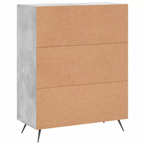  betonszürke szerelt fa tálalószekrény 69,5 x 34 x 90 cm