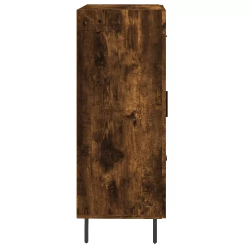  füstös tölgy színű szerelt fa tálalószekrény 69,5 x 34 x 90 cm