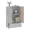  betonszürke szerelt fa magasszekrény 69,5 x 31 x 115 cm
