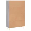  szürke sonoma szerelt fa magasszekrény 69,5 x 31 x 115 cm