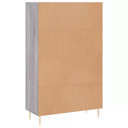  szürke sonoma szerelt fa magasszekrény 69,5 x 31 x 115 cm