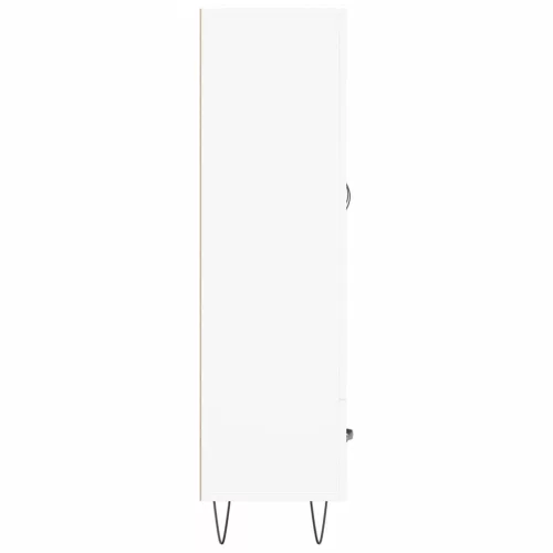  fehér szerelt fa magasszekrény 69,5 x 31 x 115 cm