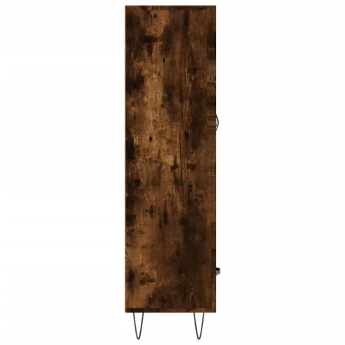 füstös tölgy színű szerelt fa magasszekrény 69,5 x 31 x 115 cm