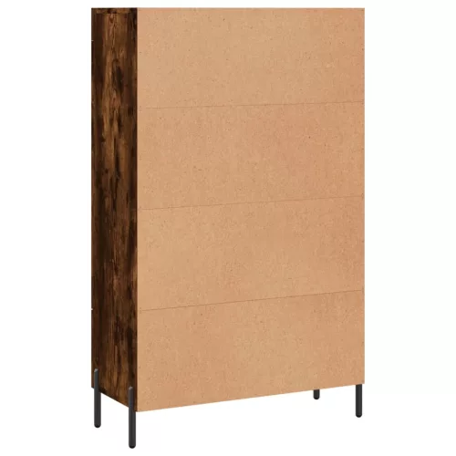  füstös tölgy színű szerelt fa magasszekrény 69,5 x 31 x 115 cm