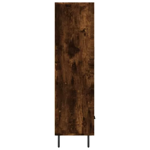  füstös tölgy színű szerelt fa magasszekrény 69,5 x 31 x 115 cm