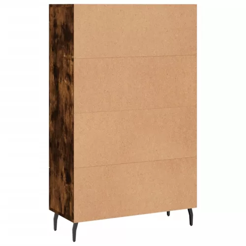  füstös tölgy színű szerelt fa magasszekrény 69,5 x 31 x 115 cm