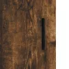  füstös tölgy színű szerelt fa magasszekrény 69,5 x 31 x 115 cm