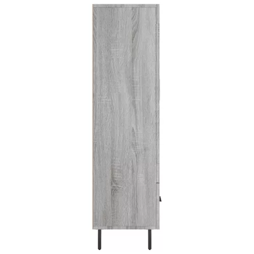  szürke sonoma szerelt fa magasszekrény 69,5 x 31 x 115 cm
