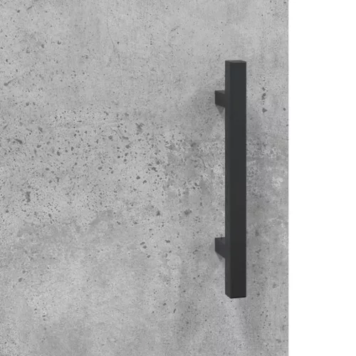  betonszürke szerelt fa magasszekrény 69,5 x 31 x 115 cm