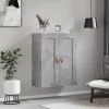  betonszürke szerelt fa fali szekrény 69,5 x 34 x 90 cm