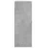  betonszürke szerelt fa fali szekrény 69,5 x 34 x 90 cm