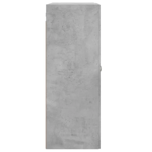  betonszürke szerelt fa fali szekrény 69,5 x 34 x 90 cm