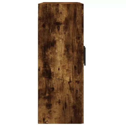  füstös tölgy szerelt fa fali szekrény 69,5 x 34 x 90 cm