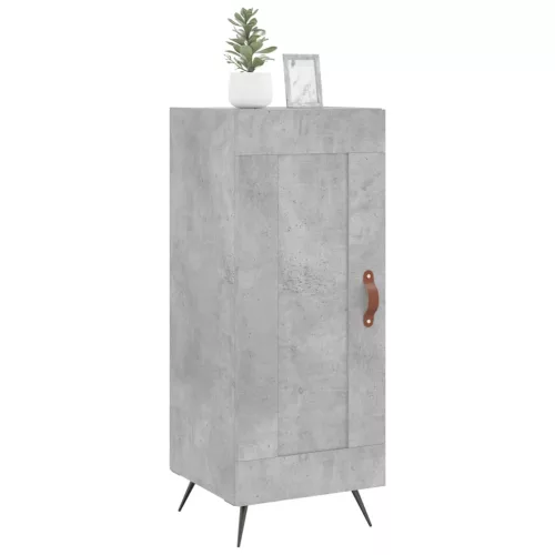  betonszürke szerelt fa tálalószekrény 34,5 x 34 x 90 cm