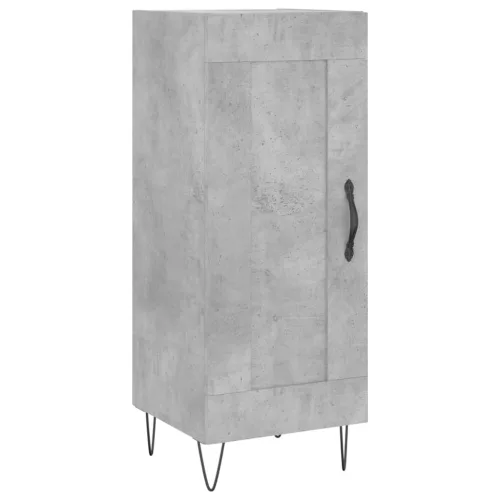  betonszürke szerelt fa tálalószekrény 34,5 x 34 x 90 cm