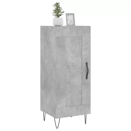  betonszürke szerelt fa tálalószekrény 34,5 x 34 x 90 cm