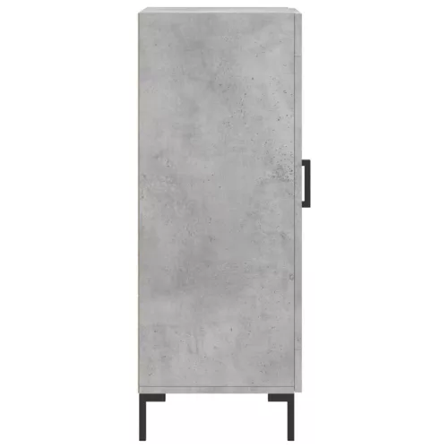  betonszürke szerelt fa tálalószekrény 34,5 x 34 x 90 cm