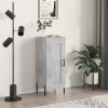  betonszürke szerelt fa tálalószekrény 34,5 x 34 x 90 cm