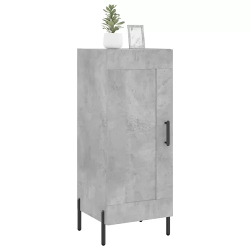 betonszürke szerelt fa tálalószekrény 34,5 x 34 x 90 cm