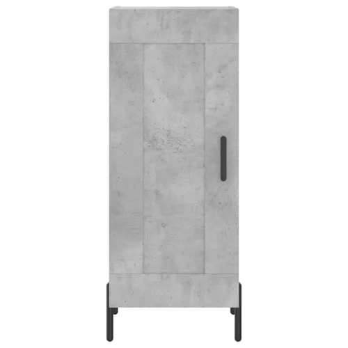  betonszürke szerelt fa tálalószekrény 34,5 x 34 x 90 cm