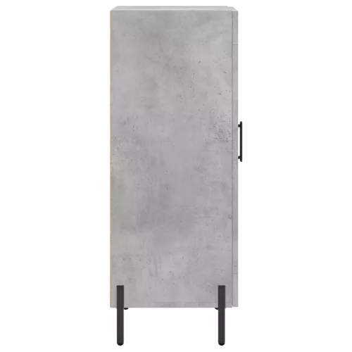  betonszürke szerelt fa tálalószekrény 34,5 x 34 x 90 cm
