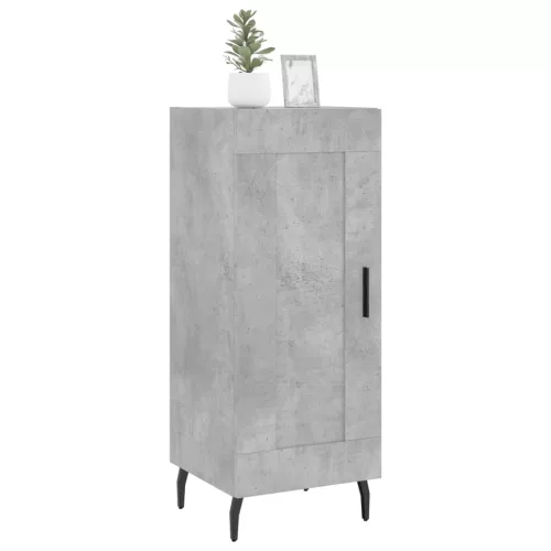  betonszürke szerelt fa tálalószekrény 34,5 x 34 x 90 cm