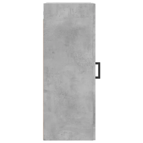  betonszürke szerelt fa fali szekrény 34,5x34x90 cm