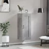  betonszürke szerelt fa fali szekrény 34,5x34x90 cm