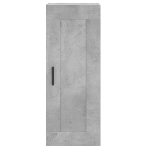  betonszürke szerelt fa fali szekrény 34,5x34x90 cm