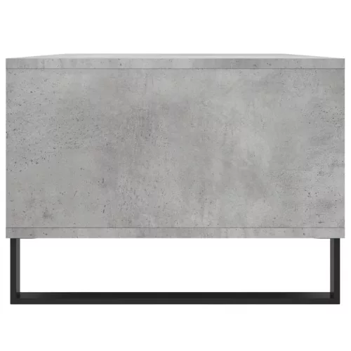  betonszürke szerelt fa dohányzóasztal 90x50x36,5 cm