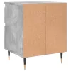  2 db betonszürke szerelt fa éjjeliszekrény 40 x 35 x 50 cm