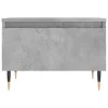  2 db betonszürke szerelt fa dohányzóasztal 50 x 46 x 35 cm